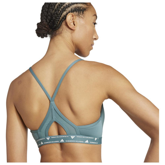 Adidas Γυναικείο μπουστάκι Aeroreact Light-Support 3-Stripes Bra